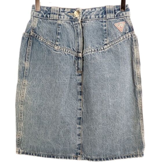 Vintage Guess denim skirt size 26 - Picture 2 of 15